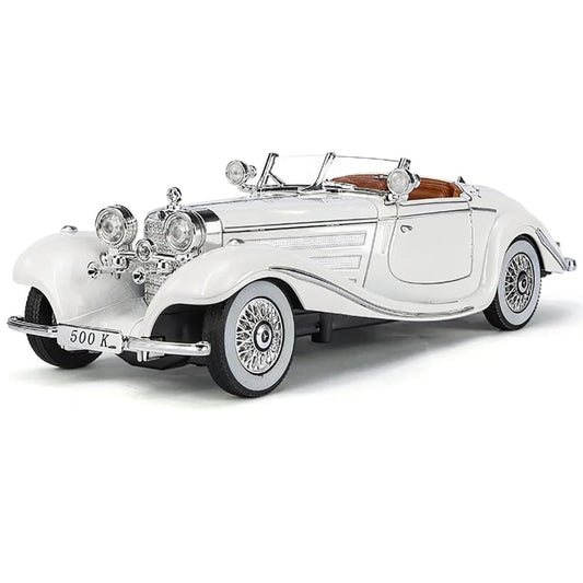 1936 Mercedes Benz 500K Vintage 1:18 Diecast Scale Model Car