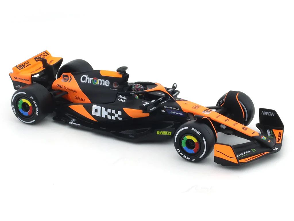 2024 MCL-60  1:43 Scale Diecast F1 Car McLaren MCL38 #81 Oscar Piastri Model Car